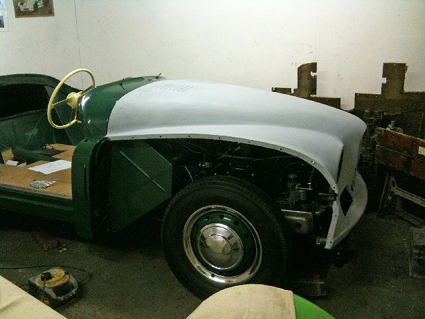 Jowett Jupiter under restoration 2014