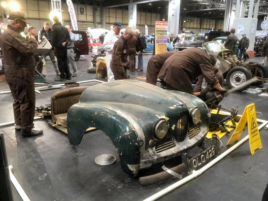 Jowett Jupiter for restoration at a show in 2019